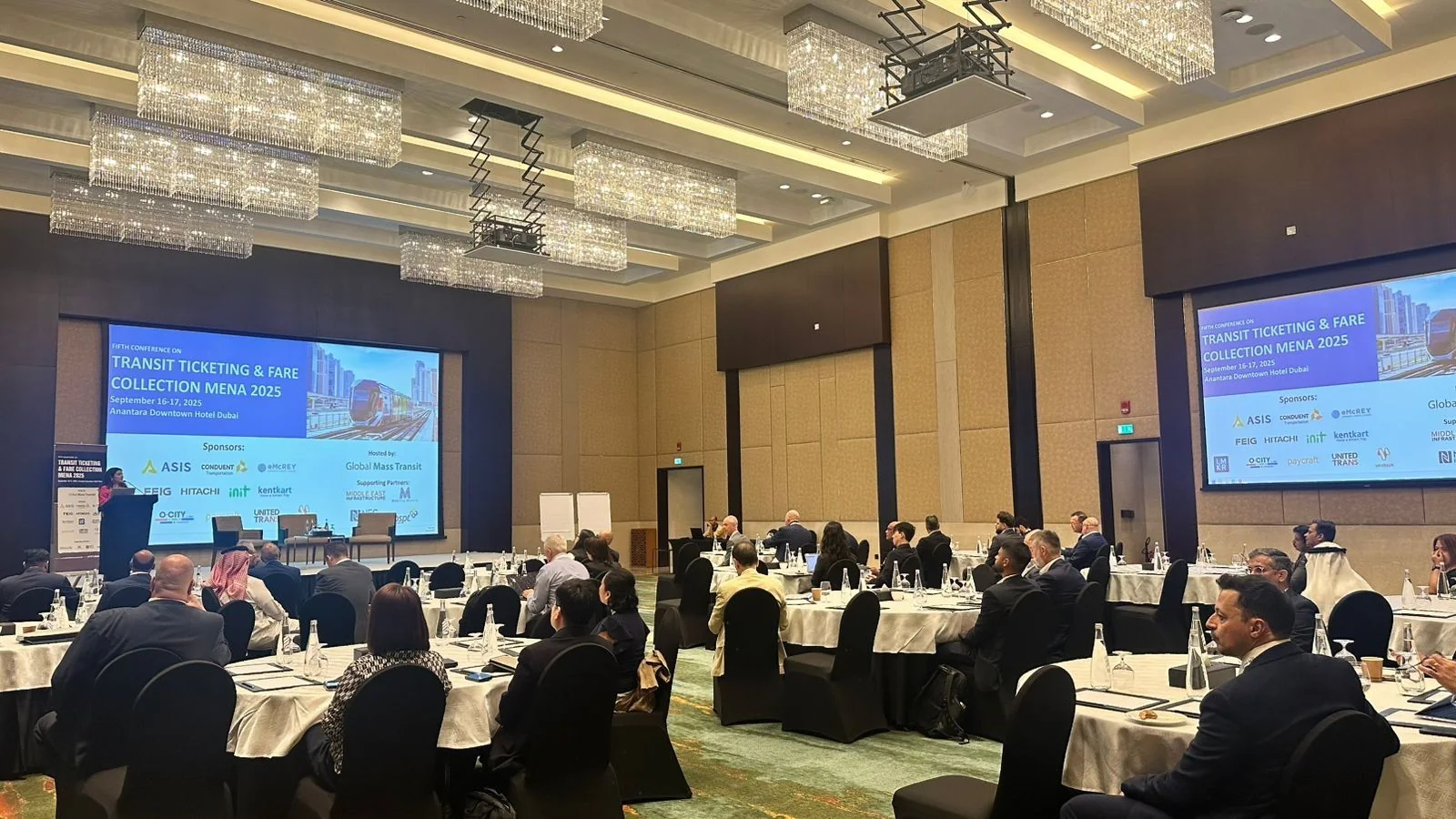 Delegates attending Transit Ticketing & Fare Collection MENA 2025 in Dubai