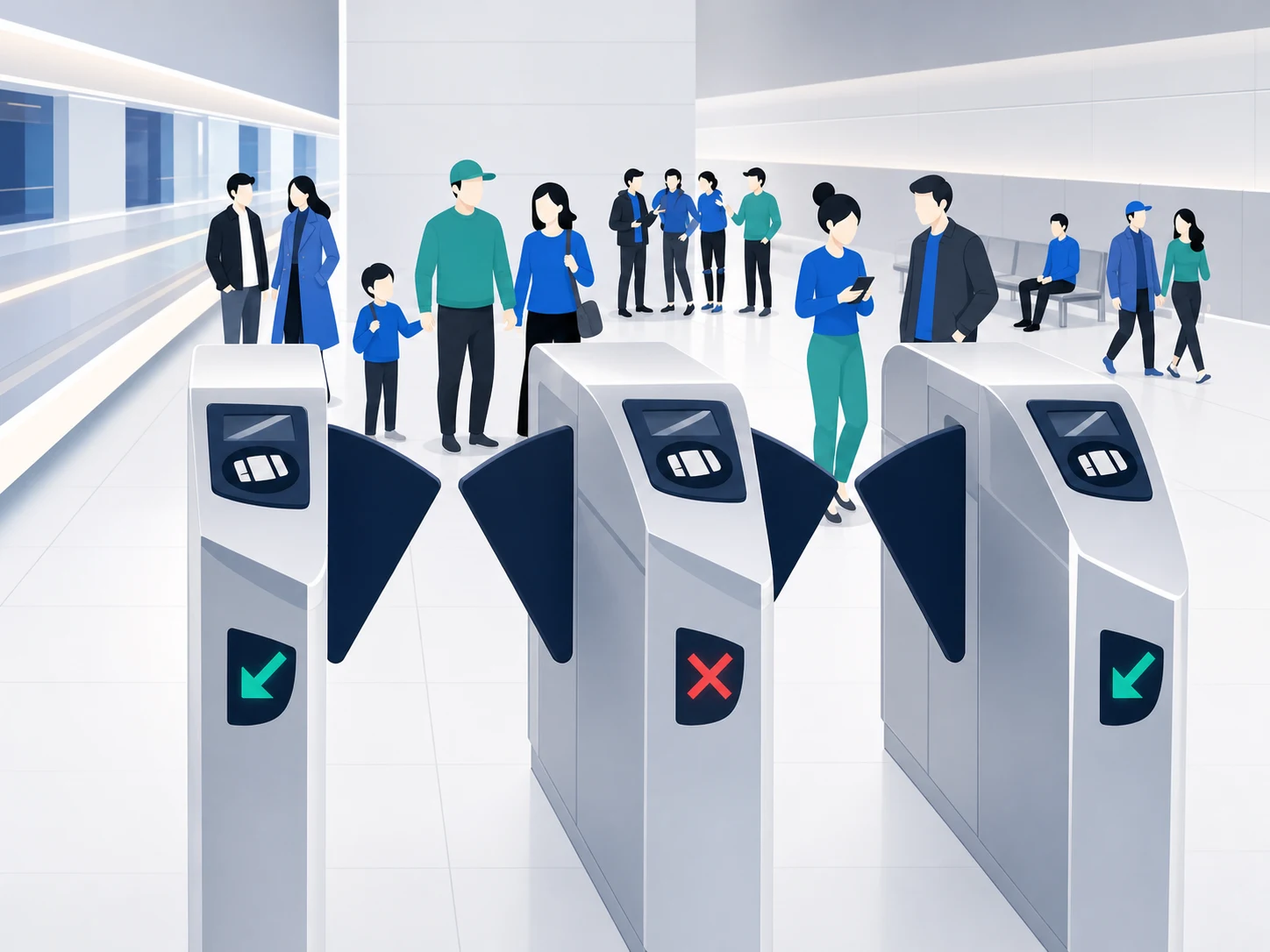 Enhance passenger flow at transit stations